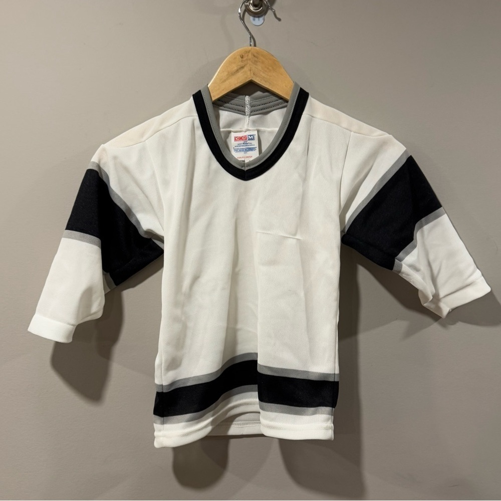 Vtg CCM Maska Los Angeles Kings Blank NHL Hockey Jersey - Youth -